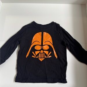 Boys Old Navy Darth Vader Long Sleeve Shirt size 2T